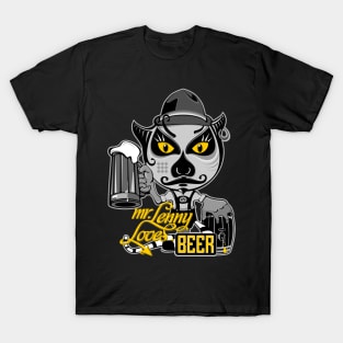 mr.Lenny Loves Beer / black T-Shirt